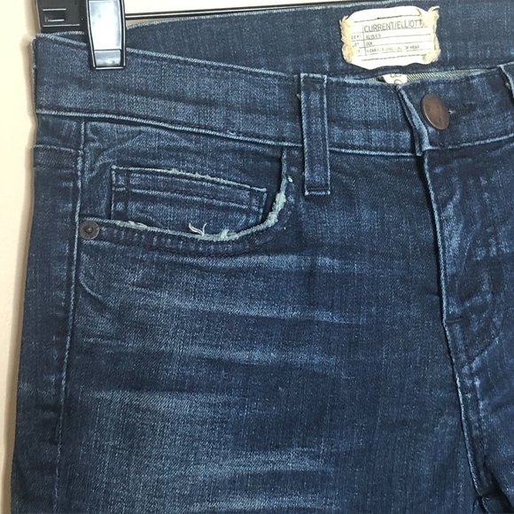 Current Elliott Stiletto Pistol Vista Patch Jean - Picture 10 of 16